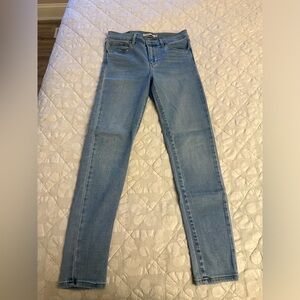 Levis high rise super skinny
